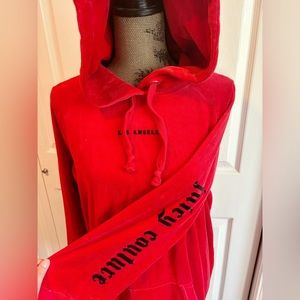 Vintage early 2000s Juicy Couture Red Hoodie